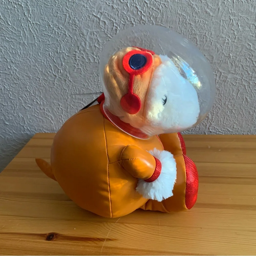 Snoopy Orange Plush Squishable Space Astronaut